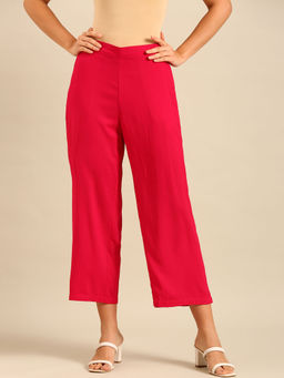 De Moza - Pink Women's Casual Palazzo
