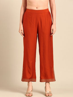 De Moza - Rust Women's Palazzo