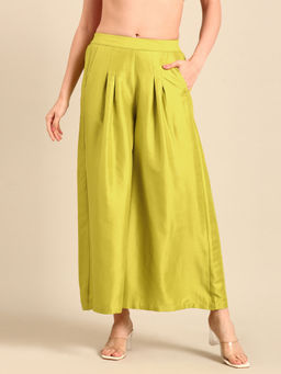 De Moza - Lime Green Women's Palazzo