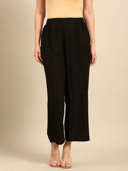 De Moza - Black Women's Casual Palazzo