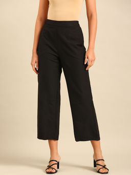 De Moza - Black Women's Casual Palazzo