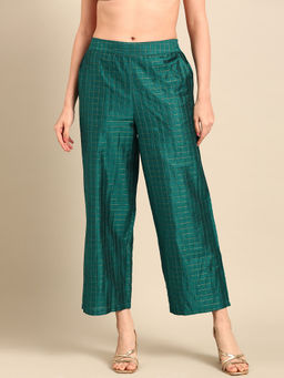 De Moza - Peacock Green Women's Palazzo