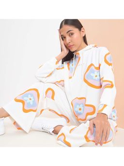 Sweet Dreams - Women Printed Top With Pyjama White
