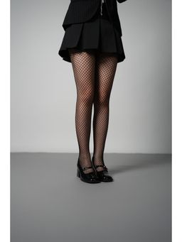 Theater - Women Resile Moyenne Black Fishnet Stockings