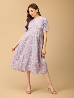 The Mom Store - Blooms Maternity And Nursing Dress