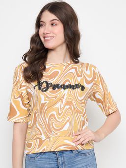 Duke - Women Round Neck Crop Top