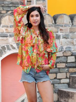 PEPPINOS - Multi-Color Printed Top