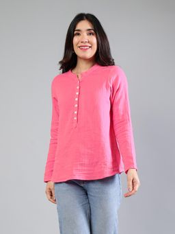 PEPPINOS - Pink Solid Top