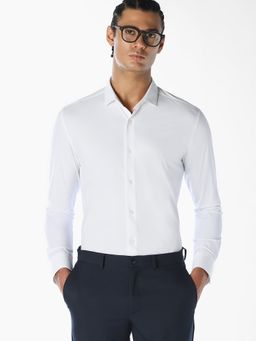 Jack & Jones - Men White Formal Regular Fit Shirt