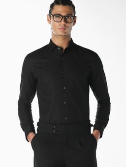 Jack & Jones - Men Dobby Textured Formal Shirt