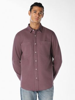 Jack & Jones - Men Cotton Purple Shacket