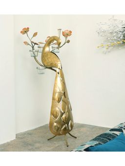 Vedas - T-Mayur Peacock Candle Holder 1