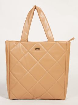 IYKYK by Nykaa Fashion - Marlyn Elegant Khaki Quilted Tote