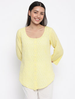 Fabindia - Cotton Chikankari Shirt