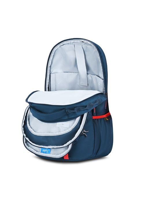 best laptop backpack with luggage strap HanTrip 18 Inch Carry on Travel Water Bottle Pocket, Black | 15.6 Inch Sleeve, Lots of Pockets, Chest / Strap, Lightweight, Water Resistant, 18x14x8 Medium Bookbag, 27L Art Backpack - Cotton Color:ORC - Brooke Green Colour_Russet Red Arrival inch laptop fit in