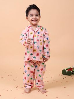 Mama & Peaches - Pink Gifts Gallore Shirt and Pyjama (Set of 2)