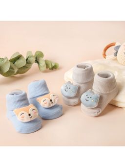 Kicks and Crawl - Little Crawler Socks (Pack of 2)