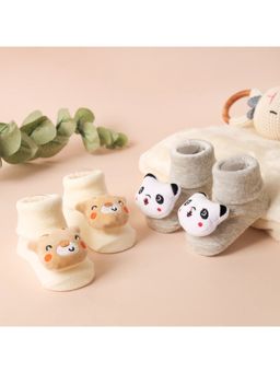 Kicks and Crawl - Comfy Snuggles Socks (Pack of 2)