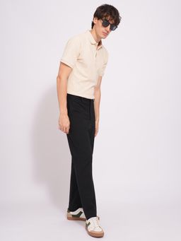 Selected - Black Nylon Blend Tailored Trouser