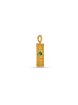 Arvino - Vintage Totem Charm With Green Onyx