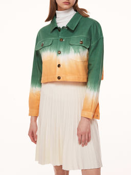 Cider - Tie Dye Button Up Jacket