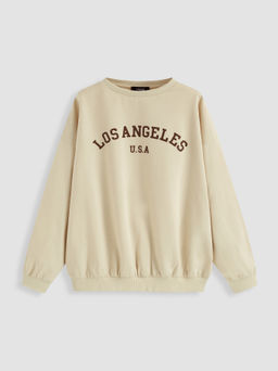 Cider - Los Angeles U.S.A Oversized Crew Neck Sweatshirt