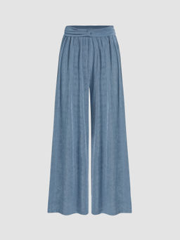 Cider - Mid Waist Twist Wide Leg Pants