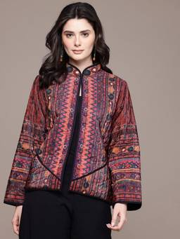 Aarke Ritu Kumar - Multi-Color Polyester Printed Jacket