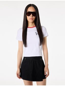 Koton - Dog Detail T-Shirt - White