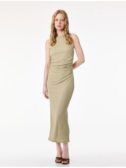 Koton - Halter Neck Midi Dress - Green