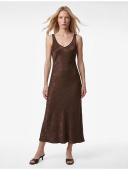 Koton - Midi Dress - Brown