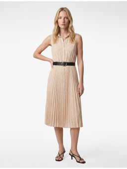 Koton - Shirt Dress with Belt - Peach