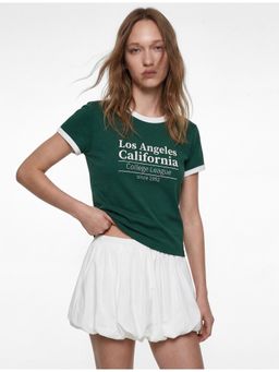 Koton - Printed T-Shirt - Green