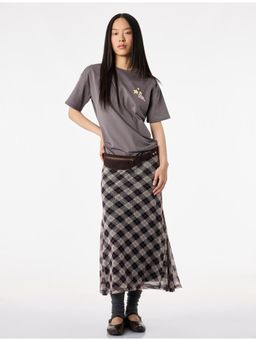 Koton - Printed T-Shirt - Grey