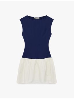 Koton - Mini Dress - Navy Blue