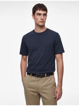 Koton - Basic T-Shirt - Navy Blue