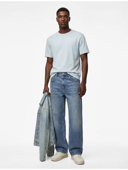 Koton - Crew Neck T-Shirt - Blue