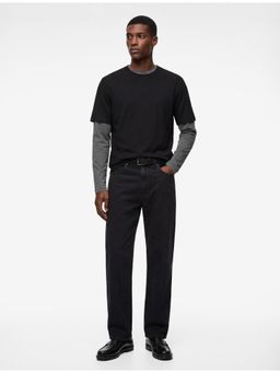 Koton - Crew Neck T-Shirt - Black