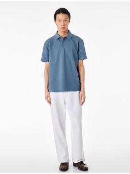 Koton - Polo Collar T-Shirt - Blue