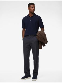 Koton - Polo Collar T-Shirt - Navy Blue