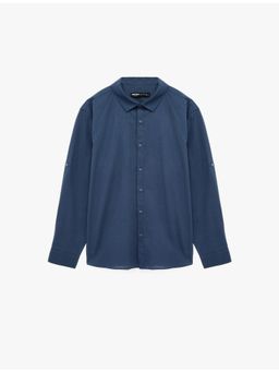 Koton - Long Sleeve Shirt - Blue