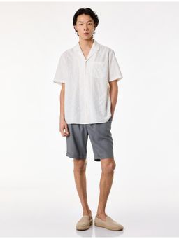 Koton - Lapel Neck Shirt - Off White
