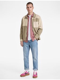 Koton - Zippered Gabardine Shacket - Grey