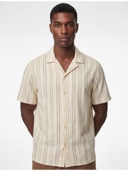 Koton - Striped Shirt - Beige