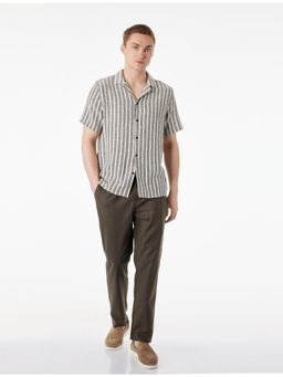 Koton - Striped Shirt - Grey