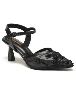 Flat n Heels - Women Black Stiletto Heels