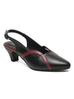 Flat n Heels - Women Black Block Heels