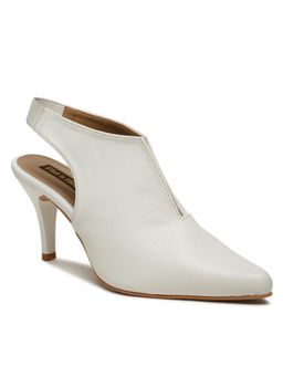 Flat n Heels - Women Off White Stilettos Heels