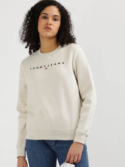 Tommy Hilfiger - Womens Beige Color Sweatshirt
