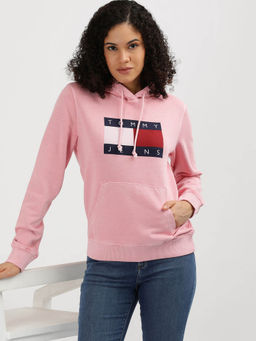 Tommy Hilfiger - Womens Pink Color Sweatshirt